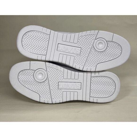 Levi's Women's BB HI UI Fashion High Top Sneakers - White Mono 9.5M - Picture 6 of 8
